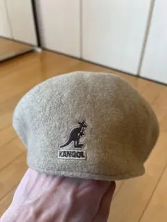 KANGOL ウールハンチング帽 M ベージュ
