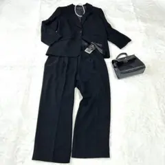 新品✨東京ソワール 17号 ブラックフォーマル セットアップ 大きいサイズ 5L