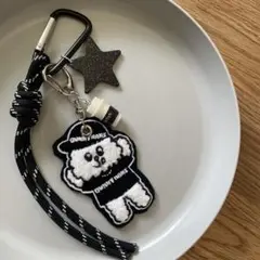 じゃらじゃらキーホルダー ブラック系