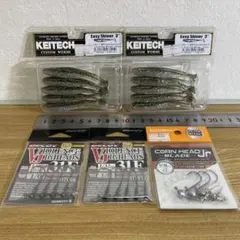Easy Shiner 3inch 2個 & JIG HEAD 3種のサムネイル