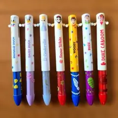 本日最終日❗【✨ディズニー✨】 油性 2色ボールペン ７本セット②のサムネイル