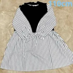 ポコポコベスト&ブロードワンピセット　SHOO・LA・RUE 110cmのサムネイル