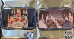 NARUTO 縁シリーズ 缶バッジ サスケ イタチ