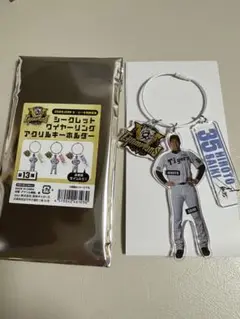 シークレット優勝ロゴワイヤーアクリルキーホルダー 才木浩人 35