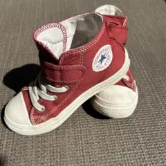 CONVERSE ALL STAR 赤 ハイカットスニーカー　18㎝