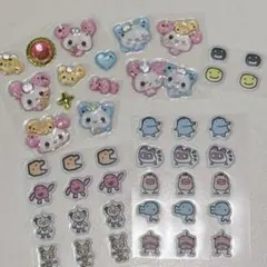 ハッピーマーチ　たまごっち　プチプチシール　おすそわけ　平成女児　シール交換