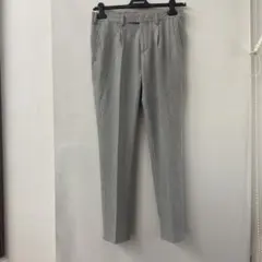 サイズ44 デヴォレ・インチピット　ライトグレー フランネルトラウザーズ