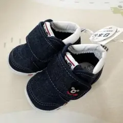 デニムベビーシューズ ミキハウス ダブルビー