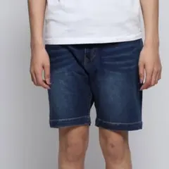 NANO universe BIG JOHN/デニムショートパンツ ストレッチのサムネイル