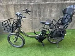 たのメル便全国発送 チャイルドシート付き電動アシスト自転車 ブラック