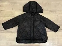 値下げ★ZARA ブラック キルティングコート 12-18ヶ月
