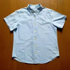 EASTBOY イーストボーイ スクールシャツ ブラウス 半袖 L ブルー系のサムネイル