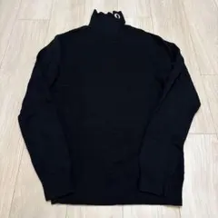 Fred Perry ブラック タートルネックセーター　K2570