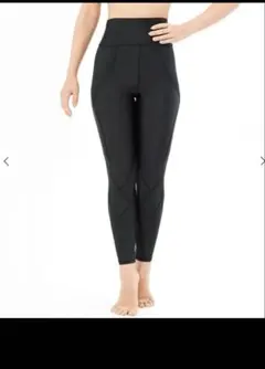 【LAVA 】パーフェクトフォームレギンス&トップス　ブラック (M) LAVA パーフェクトフォームレギンス、ロングスリーブトップス