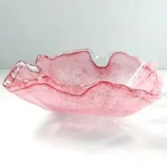 岩田工芸硝子 岩田工芸ガラス ガラス 花器 水盤 池坊 草月 自由花 ボウル 赤のサムネイル