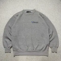 マ*ト様 90s LUNA PIER スウェット マイクロボーダー 企業ロゴ 刺