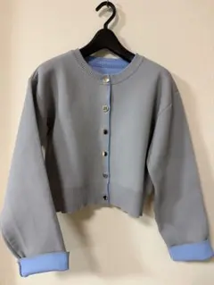 【しまむら】配色デザイン　カーディガン　M