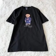 ラルフローレン ポロベア 半袖Tシャツ プリント ブラック ユニセックス