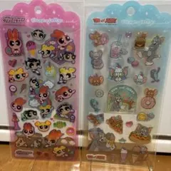 【新品】パワーパフガールズ、トムとジェリー、ドロップジュエリーシール　正規品