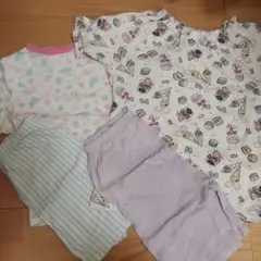 ⭐値下げしました　女の子　半袖パジャマセット　130
