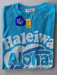 ☆ハレイワハワイ☆HALEIWA HAWAII☆Tシャツ ブルーM☆未使用品のサムネイル