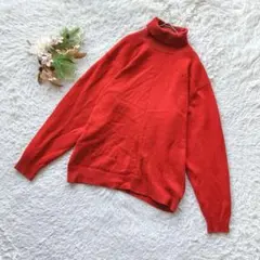 メンズタートルネックニット