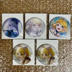 プロセカ グリッター缶バッジ リン 7A 8A 36A 46C