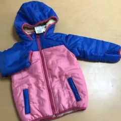 アウター　100 モコモコ　ピンク✖️ブルー❤️新品、未使用、タグ付き　338