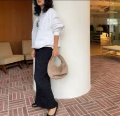 【3/8まで値下げ】searoomlynn シャギーラメStraightスカート