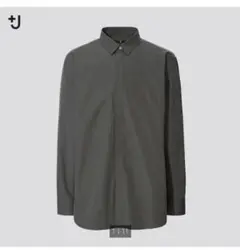 【UNIQLO +J】スーピマコットンブロードシャツ S グレー 2021SS