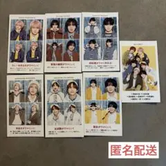 TVガイド　証明写真　なにわ男子 (7点セット)