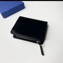 slow&co/二つ折り財布/L字ジッパー/オールレザー/ブラック/のサムネイル