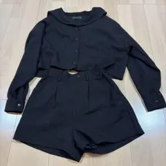 レピピ　セットアップ　キュロット　シャツ　ブラウス　Sのサムネイル