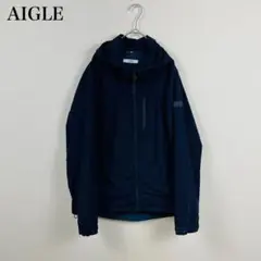 エーグル マウンテンパーカー M ネイビー ナイロンジャケット レディース 春夏