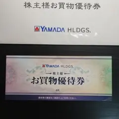 ヤマダ電機　お買い物優待券2000円分　500円×4枚　ヤマダデンキ株主優待