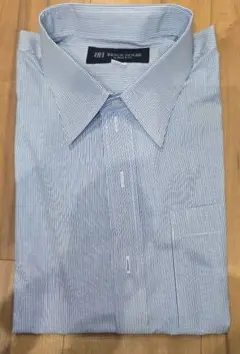 【クリーニング済】ブリックハウス 長袖 ストライプシャツ LL-86