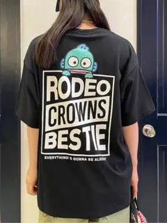 新品★ロデオクラウンズ☆ハンギョドン☆サンリオキャラクターズボックスロゴTシャツのサムネイル