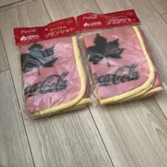 Coca-Cola LOGOS オリジナルブランケット 2個セット