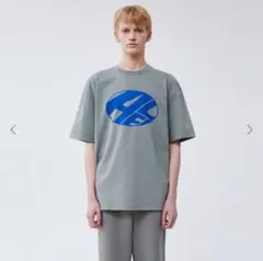 新品 タグ付き Adererror メンズ 半袖 Tシャツ グレーのサムネイル