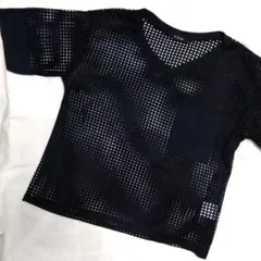 FreeSize　w closet　ブラックメッシュのカットソーのサムネイル