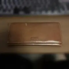 figaro 長財布 ブラウン レザー