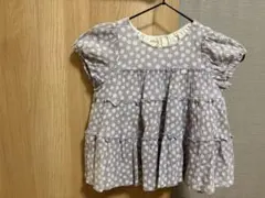 petit main☆花柄フリルトップス