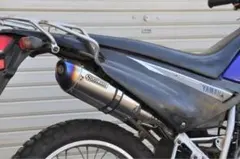 ヤマハ XTZ125 スリップオン異形 モタード SUS ブルーのサムネイル