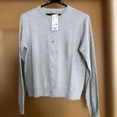 ユニクロ　UVカット　クールネックカーディガン