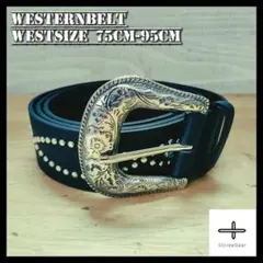 スタッズ ウエスタンベルト 古着 y2k アメカジ アンティーク HTC k20