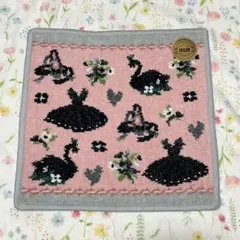 新品 フェイラー スワンレイク ハンカチ ラブラリー バレリーナ