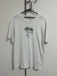 Stussy x Nike コラボ Tシャツ ホワイト Sサイズのサムネイル