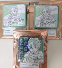 竈門炭治郎　鬼滅の奏宴 グリッター 原画 缶バッジ スクエア 　2種類