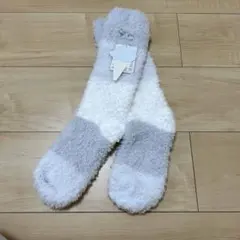 【新品】GELATO PIQUE ルームソックス グレー・ホワイト　冬　靴下