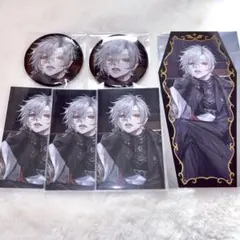 にじさんじ 葛葉 缶バッジ フォトカード ヒットマン衣装